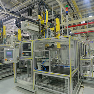 Automatische Montagelinie - Dalian Haosen Equipment Manufacturing Company - Test / Paletten