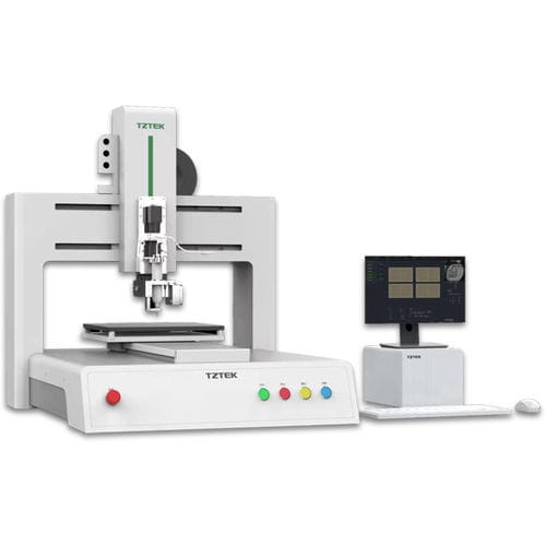 Kompakter Klebstoff-Auftragsmaschine - Vela 03X series  - TZTEK Technology Co.,ltd - mit Einspritzsystem / Desktop / für die Elektronik
