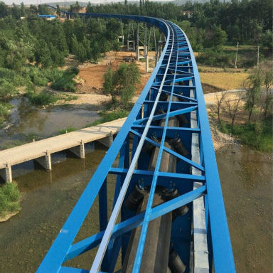Rohrförmiges Förderband - ZHEJIANG DOUBLE ARROW RUBBER CO., LTD. - Gummi / hochbeständig / Stahlseil