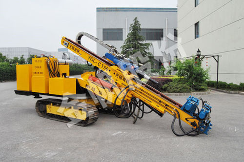 Bohrgerät auf Raupen - YGL-C150 - WUXI JINFAN DRILLING EQUIPMENT CO.,LTD. - zum Tunnelausbau / Exploration / geotechnische