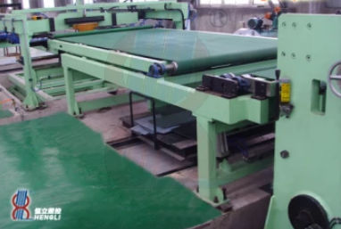 Langsamläufer-Querteilanlage - KJA - Hengli CNC TechnologyCo., Ltd - für Metall / für Blech / PLC-gesteuert