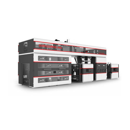 Inline-Flexodruckmaschine - SFE-CI series - Guangdong Shanzhang Industry Co., Ltd. - 8-Farben / 6-Farben / 2-Farben