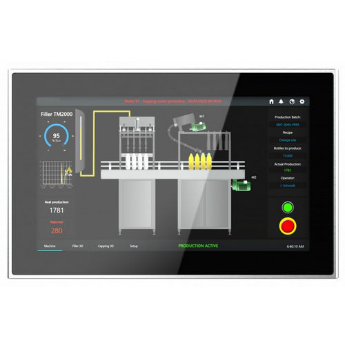 LCD-Monitor - IMF-240X - INDATECH - kapazitive Projektionstechnologie / Multitouchscreen / mit resistivem 5-Draht-Touchscreen