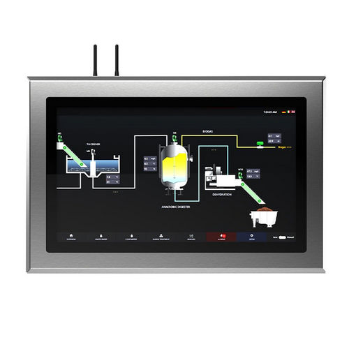 Panel-PC / mit LED-Rückbeleuchtung - AINOX P185 J3455 - INDATECH - mit kapazitivem PCAP-Touchscreen / Multitouchscreen / 18,5"