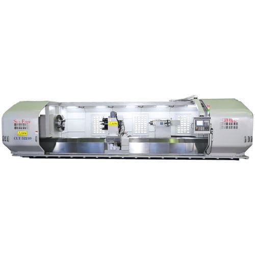 CNC-Drehmaschine - CLT series - SUN FIRM MACHINERY IND. CO., LTD. - horizontal / 2-Achs / 2 Spindeln