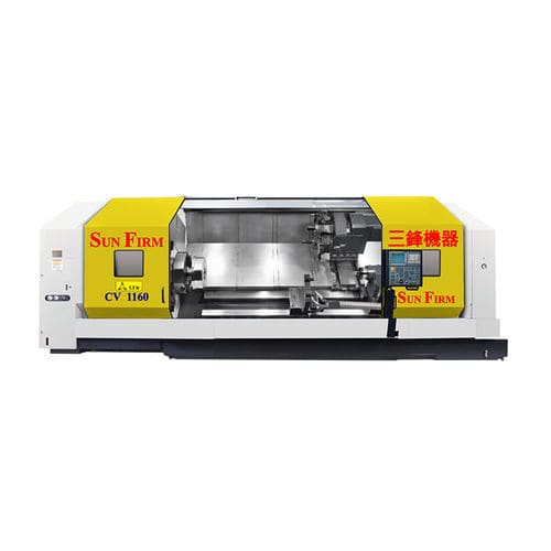 CNC-Drehmaschine - CV series - SUN FIRM MACHINERY IND. CO., LTD. - horizontal / 2-Achs / mit Schrägbett