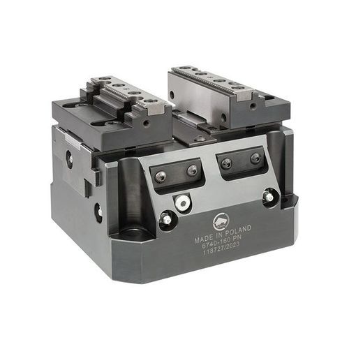 Schraubstock für Werkzeugmaschinen - 6740-160 HN - Bison S.A. - Präzision / selbstzentrierend / Stahl