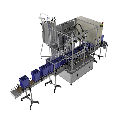 Flaschenfüllmaschine - Apollo - Albertina Machinery spol. s.r.o. - für Eimer / für Kanister / für Flüssigprodukte