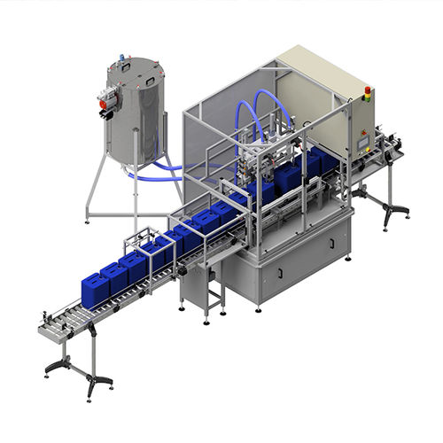 Automatische Füllmaschine - Apollo WT series - Albertina Machinery spol. s.r.o. - halbautomatisch / für Kanister / für Flüssigkeiten