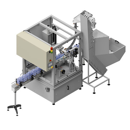 Lineare Verschließmaschine - CAPLINE CN - Albertina Machinery spol. s.r.o. - automatisch / für Kanister / für Flaschen