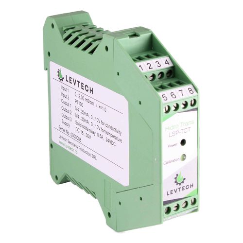 Leitfähigkeitstransmitter mit Temperaturmessung - LSP-TCT - Levtech Service  Production SRL - für Wasser / 4-20 mA