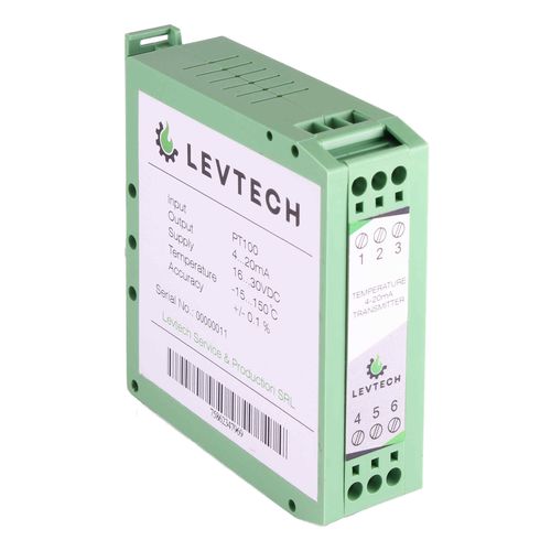 DIN-Schienen-Temperaturmessumformer - LSP-TST - Levtech Service  Production SRL - RTD / Pt100 / Pt1000