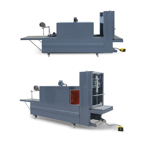 Halbautomatische Schrumpffolienverpackungsmaschine - QP-1000-SSP - CMN MAKİNE ELEKTRİK GIDA OTOMOTİV SAN. TİC. LTD. ŞTİ. - mit Schrumpftunnel