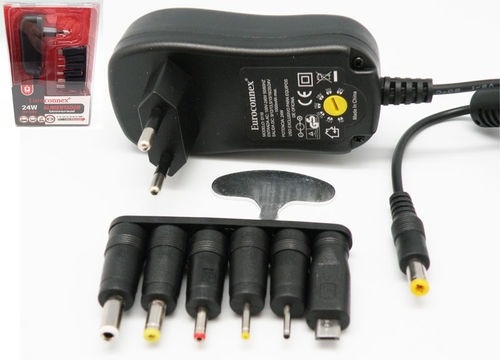 Stromversorgung mit auswechselbarem Endstück - 0116 - Electronic Grup, S.L - AC/DC / einstellbar / für Laptop