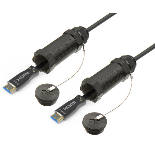 Audio/Video-Glasfaserkabel - 0093 series - Electronic Grup, S.L - HDMI / Panzer / mit PVC-Ummantelung