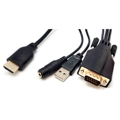 Audio/Video-Stromkabel - 0287 - Electronic Grup, S.L - HDMI / VGA