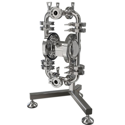 Hydraulikpumpe mit Druckluftantrieb - AISIBOXER-01 - DEBEM SRL - Edelstahl / für Materialumschlag / Transfer