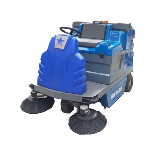 Aufsitzkehrmaschine - BS series - CLEANVAC - mit Batterie / für Außenbereich / Straßen