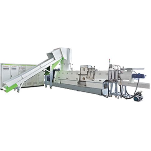 Kunststoffrecyclinganlage - ML130 - Chengdu PURUI Polymer Engineering Company - mit Granulierung