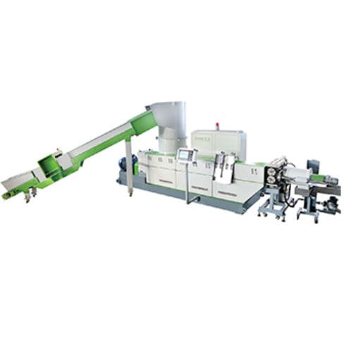 Recyclinganlage für PE - ML100 - Chengdu PURUI Polymer Engineering Company - für PP / mit Granulierung