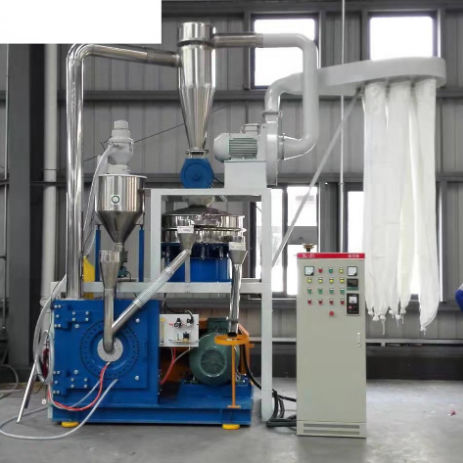 Scheiben-Pulverisierer - MF800 - Chengdu PURUI Polymer Engineering Company - vertikal / für Kunststoff / für Recyclingprodukte