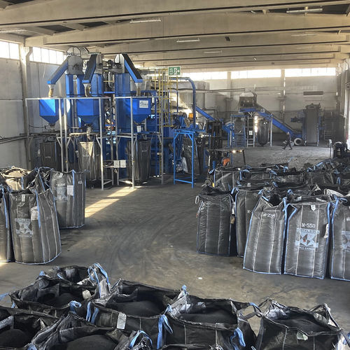 Recyclinganlage für Gummi - KATANA MAKINA ENERJI SANAYI TICARET LIMITED STI. - Reifen / Metallabscheidung / durch Mahlen