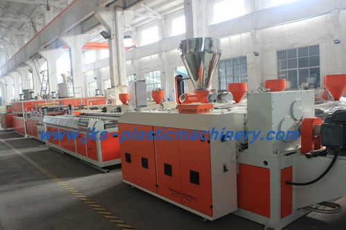 Doppelschneckenextrusionsanlage - SJSZ 65/132 - Wuxi JKS Machinery Manufacturing Co.,Ltd - Platten / Profil / für Wandtafel