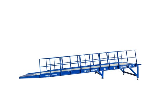 Laderampe für Plattform - PRIME FIX 10-12 RL - AZ RAMP - Umschlag / Container / hydraulisch