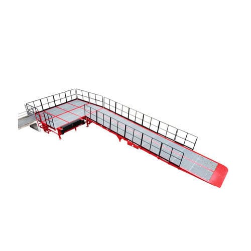 Paletten-Laderampe - 2020 ADJ- 8T-L - AZ RAMP - Rad / für Plattform / hydraulisch