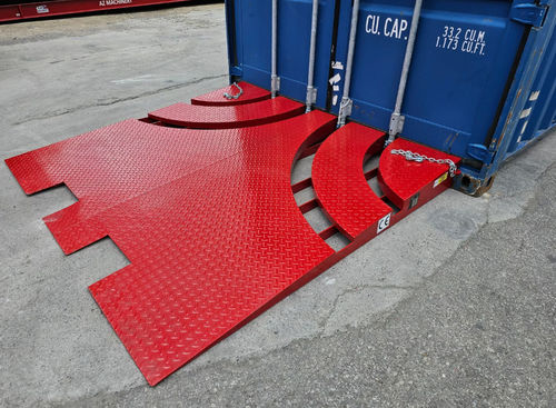 Laderampe für LKW - HCRS-08 - AZ RAMP - für Schlauch / für Böden / für Transport