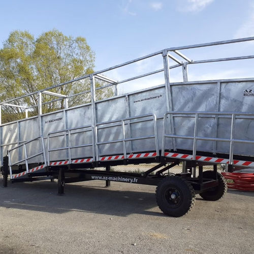 Anhängerrampe - TOP AGRI - AZ RAMP - bodenstehend / mobil / verzinkt