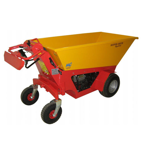 Minidumper mit Gummireifen - Super Skub Hydra  - Hedensted Gruppen A/S - hydraulisch / manuell / mit Frontentladung