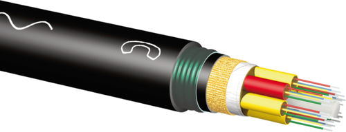 Glasfaser-Datenkabel - BayCom® A-DQ(ZN)2Y - Bayerische Kabelwerke - schwerentflammbar / wasserdicht / für Außenbereich