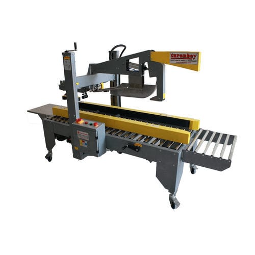 Faltschachtel-Verschließmaschine / Mehrklappen- - TURBEY PACKING MACHINERY - mit Klebeband / vollautomatisch
