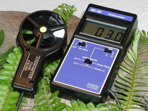 Thermoelektrischer Thermoanemometer - MC-86 - TPS - digital / tragbar