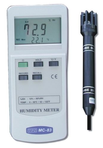Temperaturmessgerät - MC-83  - TPS - relative Luftfeuchtigkeit / mit Thermistor / tragbar
