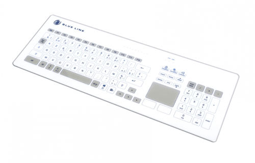 Desktop-Tastatur - blue-line.com - kapazitiv / 103 Tasten / Touchpad