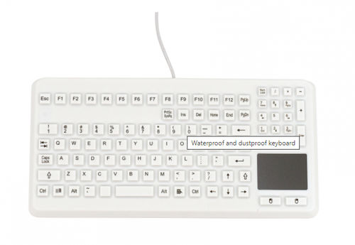 Desktop-Tastatur - blue-line.com - kapazitiv / 106 Tasten / Touchpad