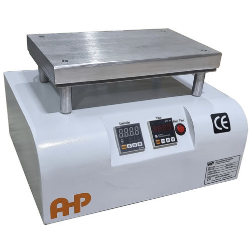 Prüfgerät mit Heizplatte - AHP PLASTIK MAKINA - für Pulver / für Polymere / Hochtemperatur