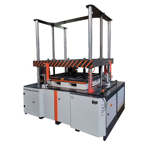 Kompressionsprüfgerät - 209384 - AHP PLASTIK MAKINA - computergesteuert / für Kunststoff / für Paletten
