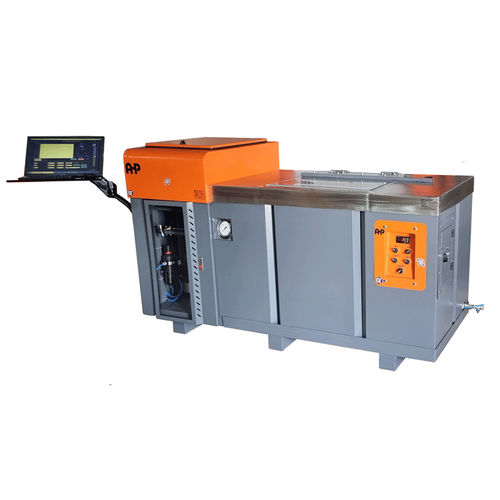 Prüfmaschine / hydrostatischer Druck - AHP PLASTIK MAKINA - automatisch / für Schlauch / für Hochdruck
