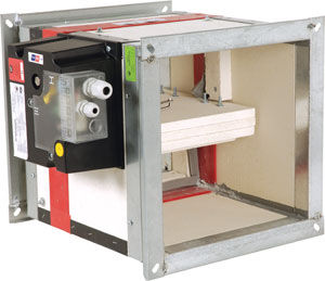 Rechteckiger Brandschutzklappe - 1 500 Pa | REF 1500 TELYS - FRANCE AIR