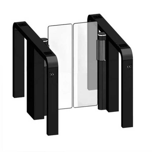 Einflügeliger Tor - GALEA S - FBMECASYSTEM - mit Fernbedienung / für Zugangskontrolle / Glas