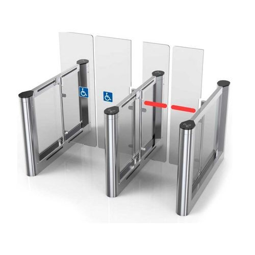 Einflügeliger Tor - GALEA H - FBMECASYSTEM - automatisch / für Zugangskontrolle / Plexiglas®