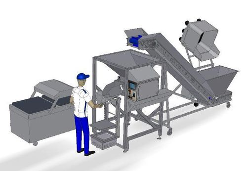 Verpackungsanlage für die Lebensmittelindustrie - FF-line2 - Forsfood Oy - für Lebensmittel / für flexible Verpackungen / Förderer