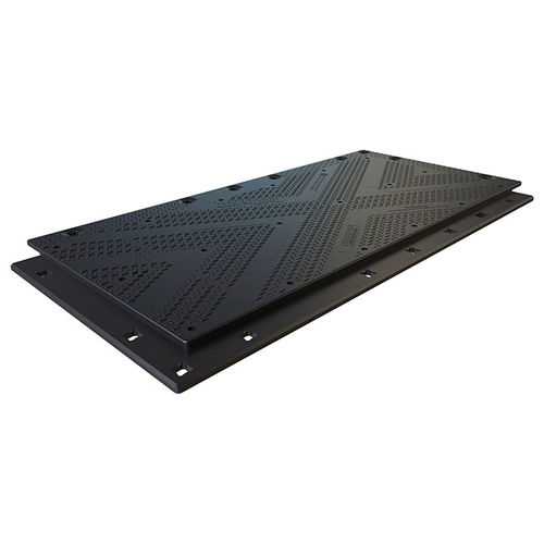 Bodenschutzmatte - TuffTrak® XT - Justrite Safety Group - Polyethylen / zur Außenaufstellung / schwarz