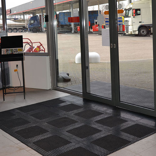 Schmutzfangmatte - Master Flex™ C12 593 - Justrite Safety Group - modular / Gummi / für hochfrequentierte Bereiche