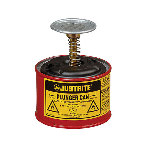 Becken für Chemikalien - 1008-RD - Justrite Safety Group - für Kanister / Messing / Reinigung