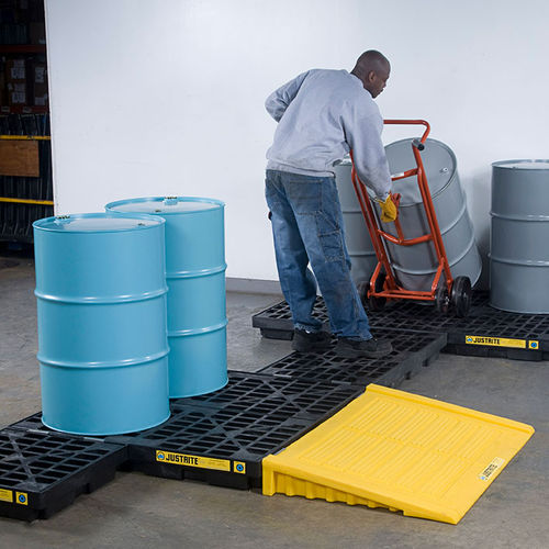Polyethylen-Palettenbox - EcoPolyBlend - Justrite Safety Group - für Materialumschlag / für Fässer / modular