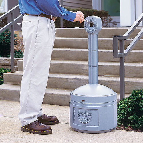 Tank für Asche - Smoker&rsquo;s Cease Fire&reg; - Justrite Safety Group - für den Brandschutz / galvanisiertem Stahl / Polyethylen